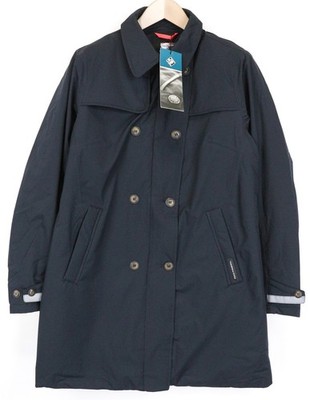 TUCANO URBANO Serissa Light Damen Mantel EU40 Blau Wasserdicht Zweireiher *