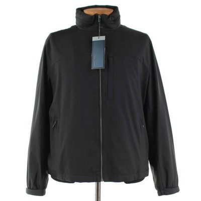 Cardinal of Canada NWT Polyester Hooded Bomber Jacket Size Large US In Black