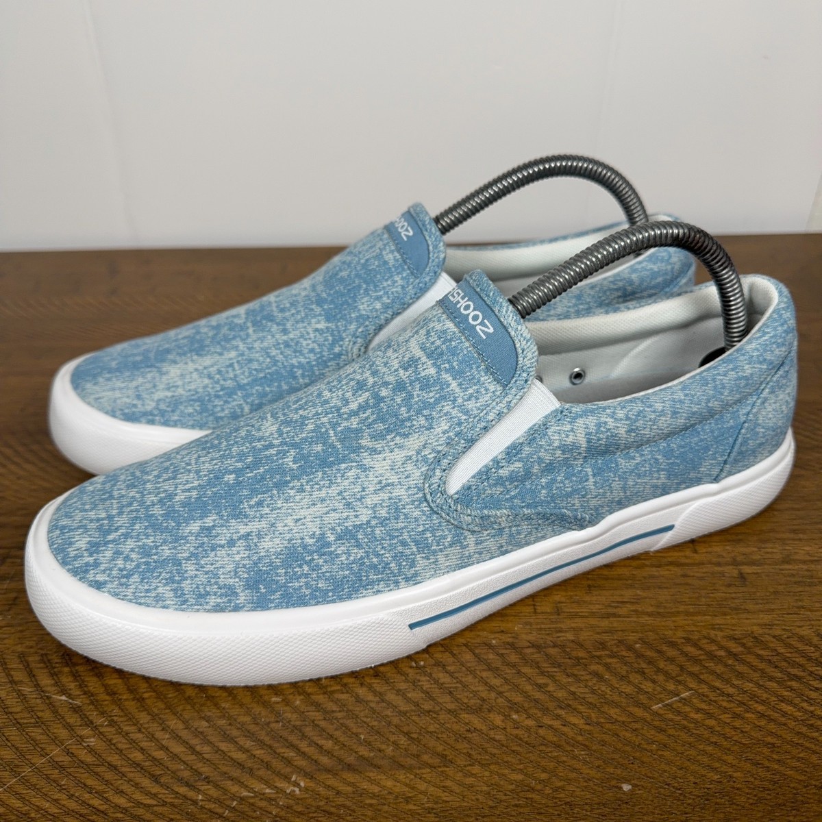 Fishooz Shoes Womens 10 Blue Dryshod Sunwashed Canvas Slip On Boat Fishing View 2