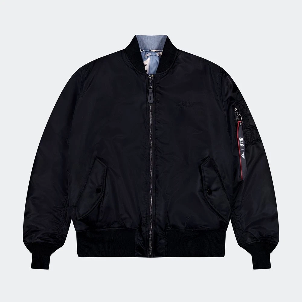 XL - QILO x WHITEPHOSPHOR - MA1 Bomber Black & Blueberry Choco Chip - NOT SUPDEF - product detail image 3