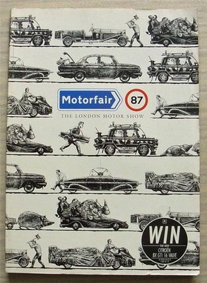 EARLS COURT MOTORFAIR 1987 London Motor Car Show Official Catalogue