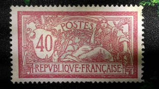 TIMBRE DE FRANCE NEUF 119 avec trace de charnière