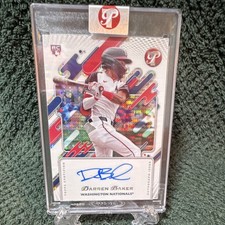 2025 Topps Pristine Darren Baker #PA-DB RC Autograph Washington Nationals