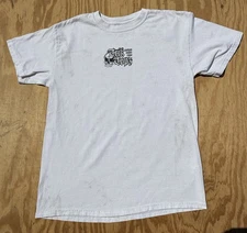 Vtg Trik Topz Custom Valve Caps T Shirt Medium Skull BMX Car Trick Tops Racer