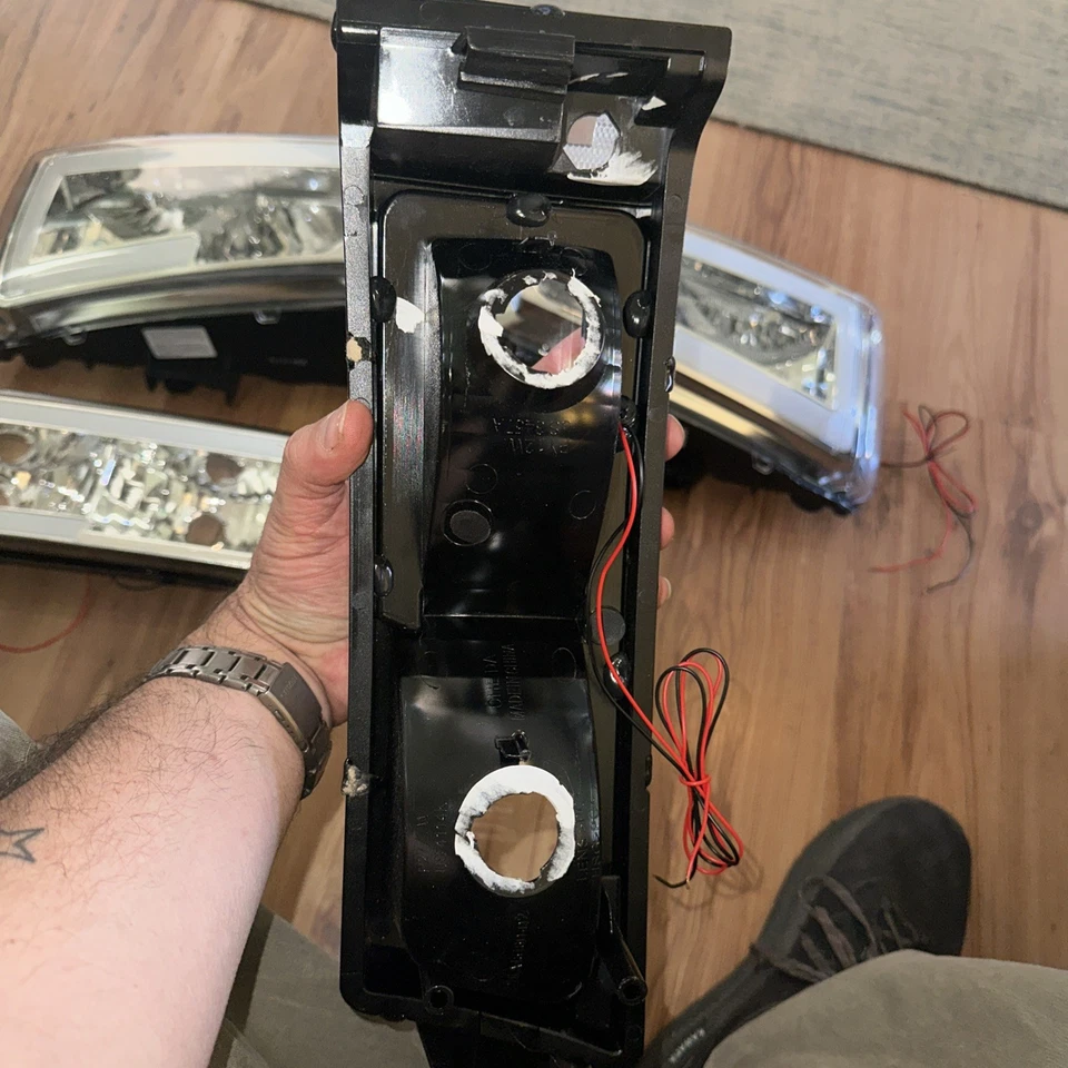 Conjunto de faros compatible con Silverado 1500/2500 HD/3500 2003-2006, OEM Foto 2 de 4