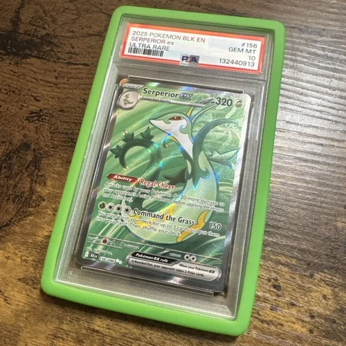 PSA 10💫 | 2025 Pokémon TCG | Black Bolt | Serperior ex 156/086 | Ultra Rare
