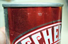 Schell's It's A Grand Old Beer Can SS Steel Bottom Opened Red Color — photo 5