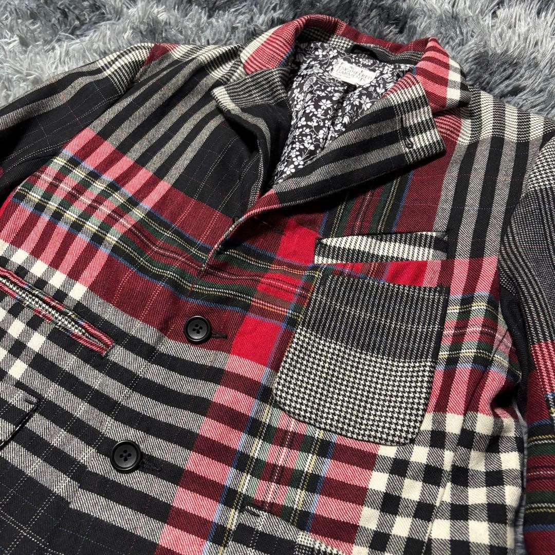 Engineered Garments Patchwork Jacket Men’s Checke… - image 5