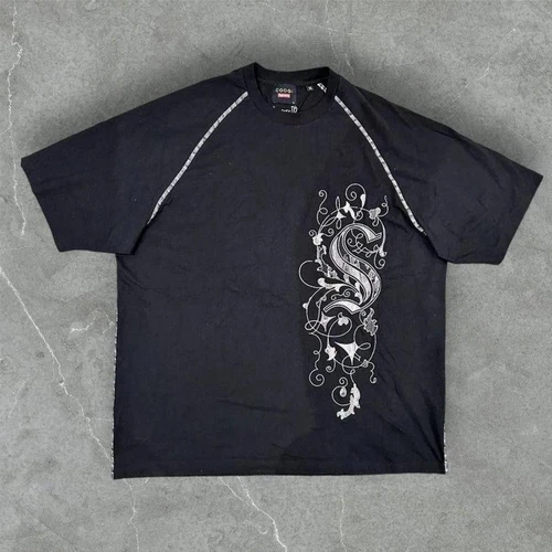 T shirt noir Supreme x Coogi brodé manches courtes
