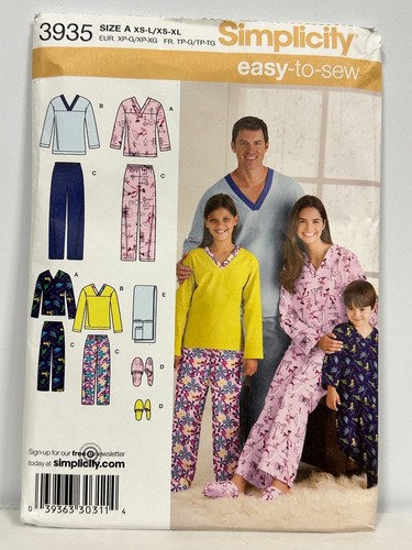 U Pick Sewing Patterns Pajama PJ's Family Uncut - Picture 12 of 13