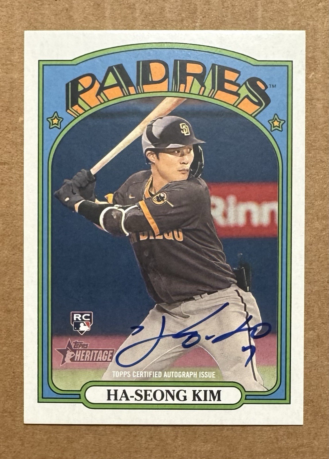 2021 Topps Heritage High Number - Real One Autographs Ha-Seong Kim #ROA-HSK (RC)