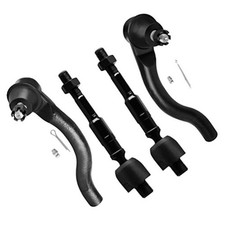 4pcs Front Suspension Kit Inner Tie Rod End Outer Tie Rod End Fit 2006-2011