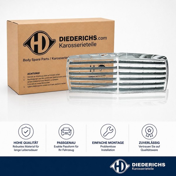 KÜHlergitter Diederichs 1620140 FÜR Mercedes KÜHlergrill Frontgrill-image