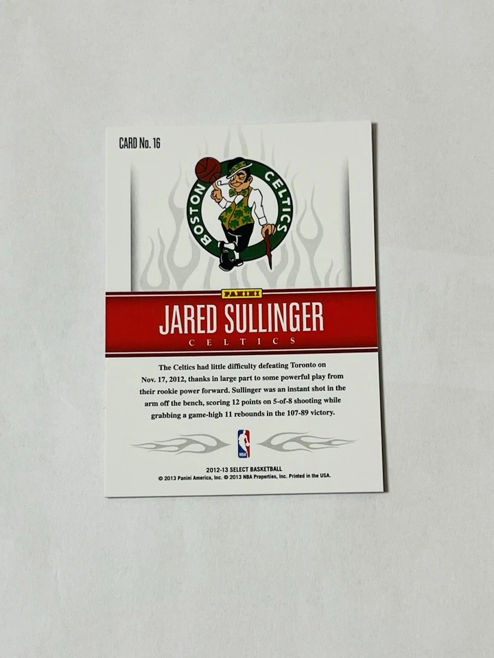 2012-13 Panini Select - Hot Rookies Jared Sullinger #16 White Hot (RC) - Image 2 of 2