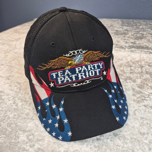 Tea Party Patriot Hat Cap Embroidered American Flag Eagle Political