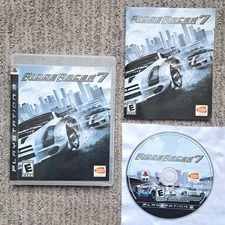 Ridge Racer 7 (Sony PlayStation 3, 2006) PS3 Racing Game Complete w Manual CIB🎮