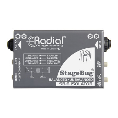 Radial StageBug SB-6 Stereo Signal Isolator