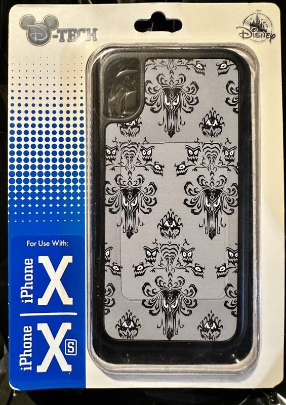 Disney Exclusive Haunted Mansion Wall Paper Apple IPhone  10 X/XS Case NEW RARE