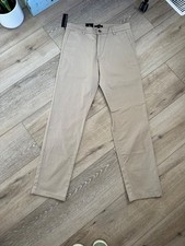 NWT Banana Republic Men  s Flat Front Pant Chino Pant 32x34 Tan