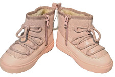 Cat  Jack Toddler Girls Blush Pink Faux Fur Lined Winter Boots Sz 7 NWT