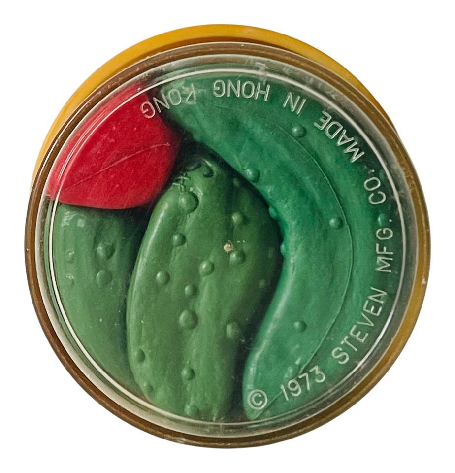 VTG PETER PIPER’S FICKLE PICKLES GAME PUZZLE TOY STEVEN MFG 1973 HONG KONG - Image 2 of 4