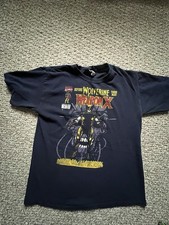Mad Engine Marvel Comics 72 Wolverine Weapon X T Shirt Size M Dark Blue Y2K VTG