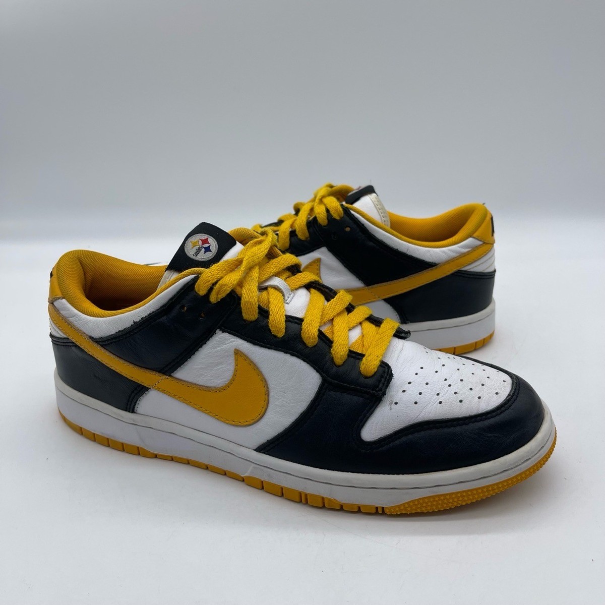 Nike Dunk Low iD 535082-901 Pittsburgh Steelers Women Size 11