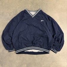 Vintage reebok 1990s Made in Taiwan heavyweight lined windbreaker sweatshirt XL