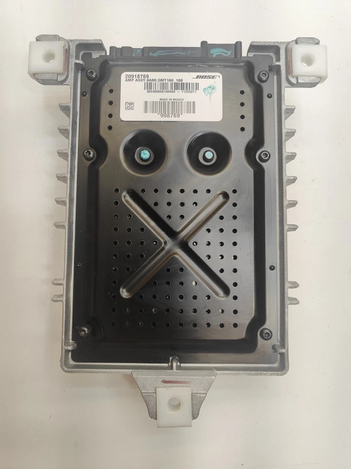 Amplificador de radio de audio estéreo Cadillac SRX 2010-2012 AMP Bose OEM GM 20918769 Foto 2 de 4