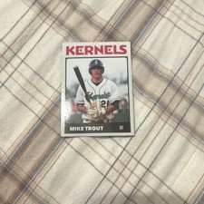 Mike Trout #28 Cedar Rapids Kernels Minor League Baseball Base Set Card