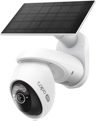 Tapo C660 KIT 4K 360° Solar Überwachungskamera Außen, Akku 10000 mAh, Farbnachts