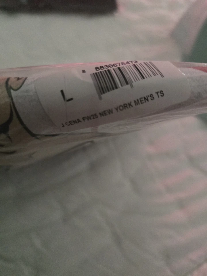 Camisa OFICIAL WWE Para Hombre JOHN CENA Farewell Tour MSG NYC L Última Vez RAW Grande Foto 4 de 4