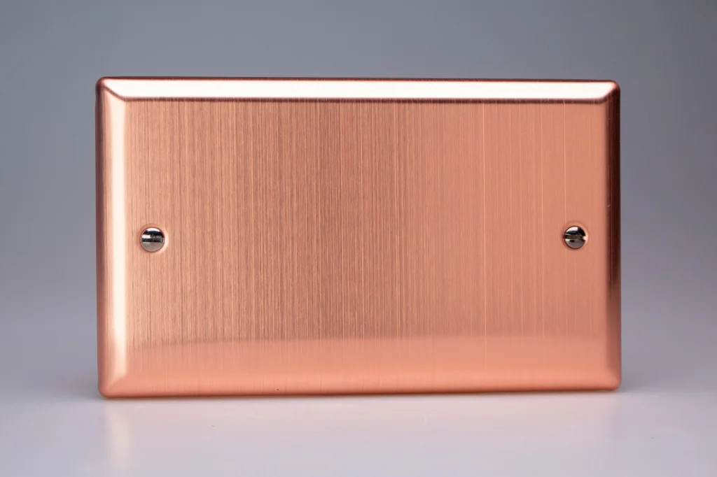 Blanking Plate Copper Double Urban Brushed Varilight XYDB.BC
