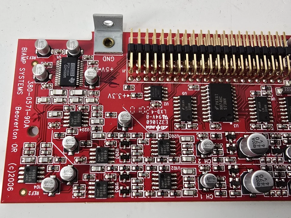 Biamp Audia FLEX Dual Channel Mic Line Green Input Card 380-0571-90A NEW - Image 2 of 4