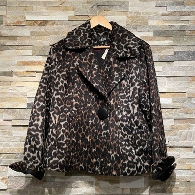 New Luii Leopard Animal Print Jacket | XL French Boutique, Old Money NWT Gift