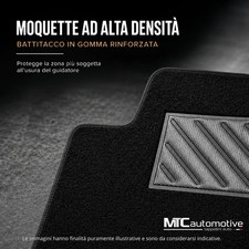 Tappetini su Misura BMW X3 F25 e X4 F26 Protezione Pavimento Auto Gomma Rinforza - Miniatura 4