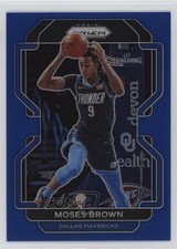 2021-22 Panini Prizm Blue Prizm 77/199 Moses Brown #173 3hd