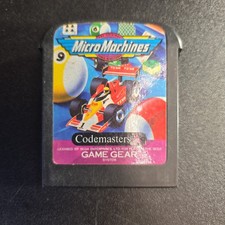 Micro Machines (Sega Game Gear, 1993) Cartridge Only