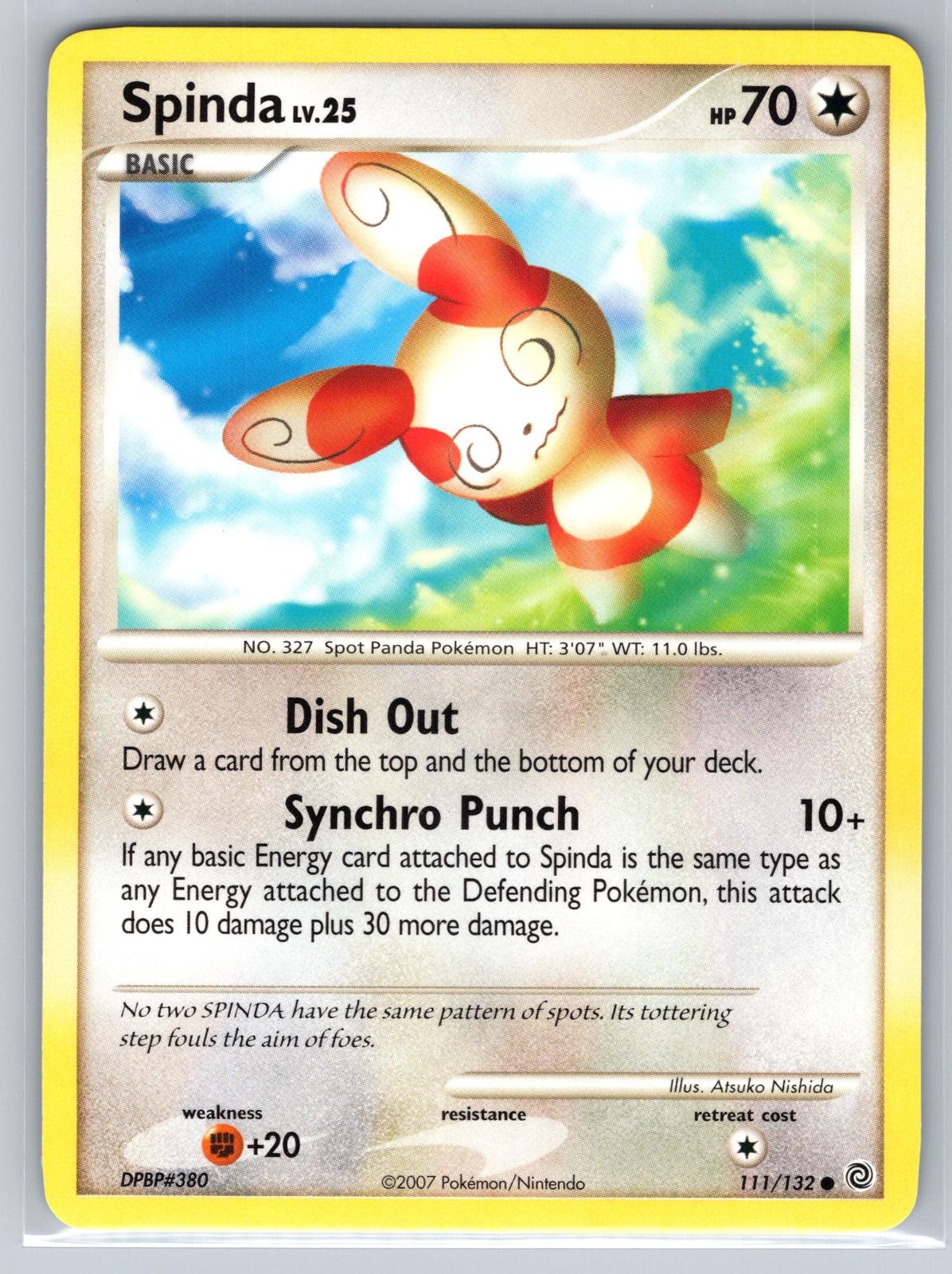 Spinda 111/132 Common Secret Wonders Near Mint - Atsuko Nishida