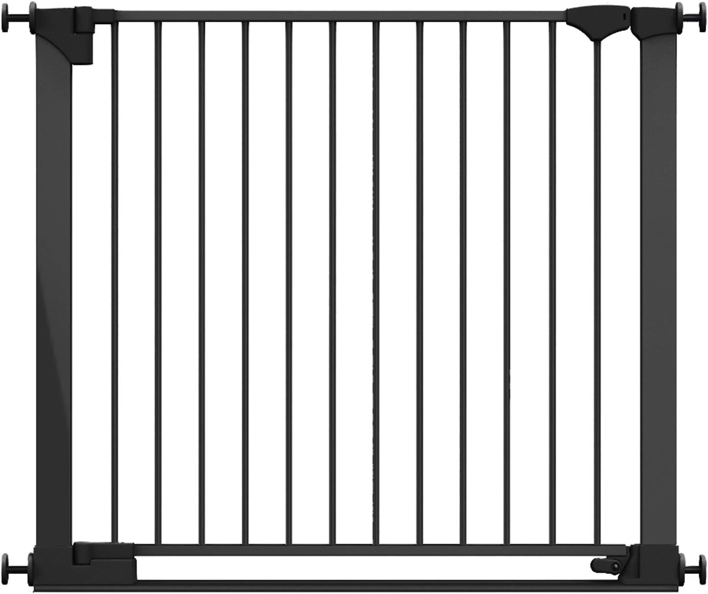 Safetots SafeStep Gate, Black, 96cm - 103cm, 81cm Extra Wide Doorway, Black