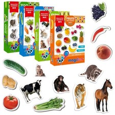 Realistic Animal Magnets for Kids - Educational Set