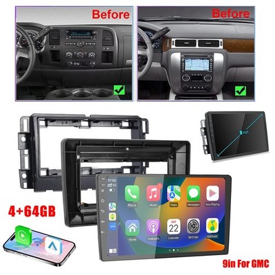 FOR CHEVROLET SILVERADO GMC SIERRA ANDROID 15 CAR GPS STEREO RADIO NAVI CARPLAY