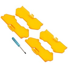 Waterproof Amber Cover For Maxpeedingrods 5 Round Led Driving Light Pods Shield