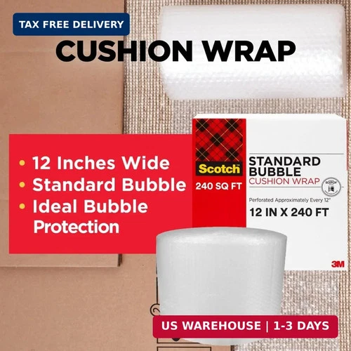 Cushion Wrap, 12 in x 10 ft, 1 Roll image 2