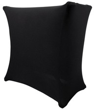 Rockville RSC5B Universal Black DJ Scrim Cloth Cover For X Stand Carry Bag