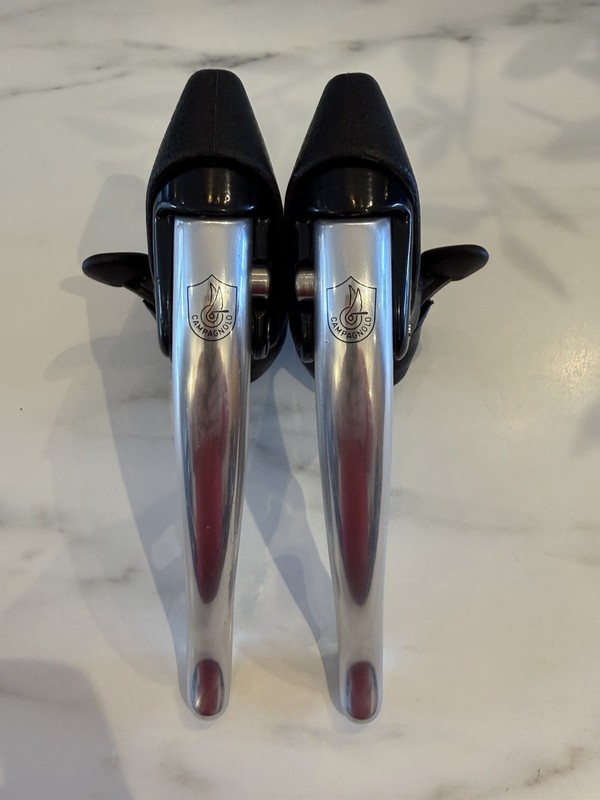 Campagnolo Ergopower 1st Gen 1991 7sp + Stops & Cables Mint