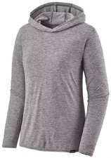 Patagonia Women's Capilene Cool Daily Long Sleeve Hoodie Feather Grey Medium