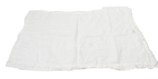 Fieldcrest King Size Pillowcase w Zippered Opening White Bedding Linen Single