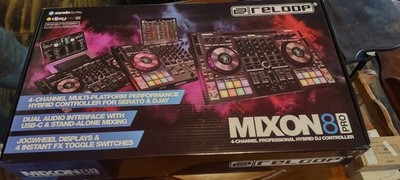 Reloop Mixon 8 Pro 4-Channel Professional Hybrid DJ Controller Brand New