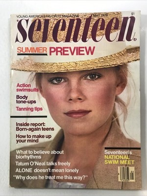 SEVENTEEN magazine May 1978-Fashion makeup hair Summer Swimsuits Born-Again Teen